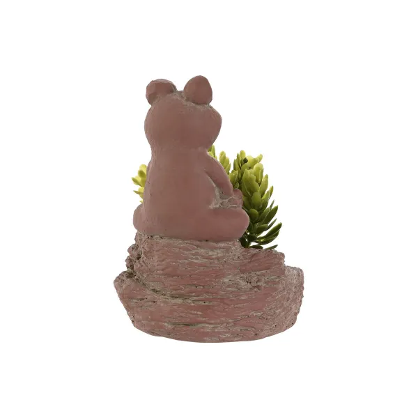 Decorative Plant Home ESPRIT Polyethylene Cement Frog 9 x 9 x 13 cm (3 Units)