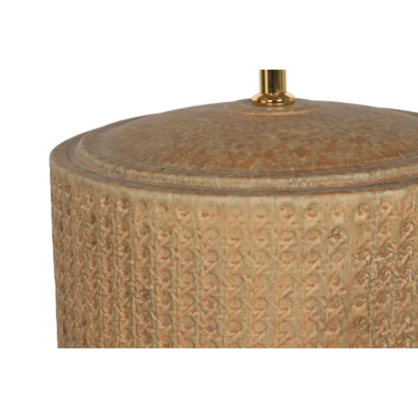 Lattialamppu Home ESPRIT Ruskea Beige 220 V 50 X 50 X 124,5 cm