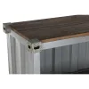 Plaukti Home ESPRIT Pelēks Debesu zils Metāls Koks MDF 87 x 44 x 168,5 cm