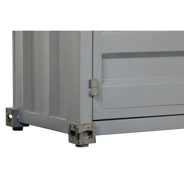 Plaukti Home ESPRIT Pelēks Debesu zils Metāls Koks MDF 87 x 44 x 168,5 cm