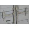 Shelves Home ESPRIT Grey Sky blue Metal MDF Wood 87 x 44 x 168,5 cm