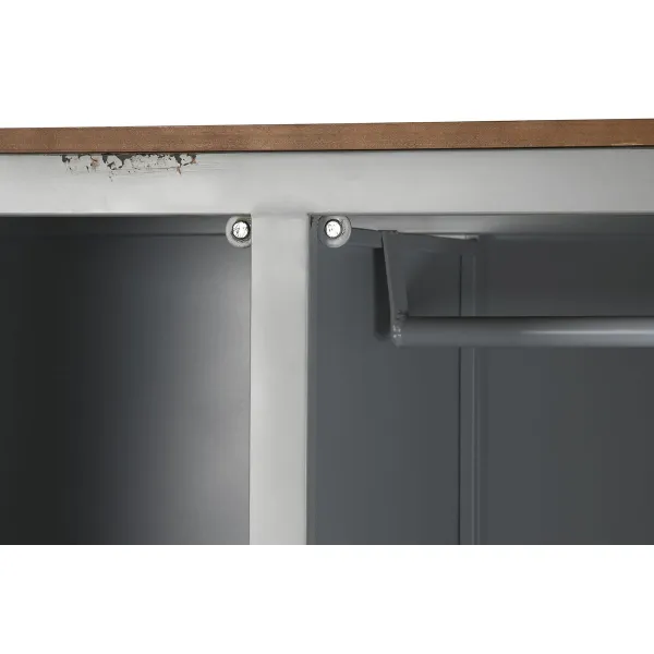 Spintelė Home ESPRIT Container Dangaus mėlynumo Metalinis 112 x 46 x 174 cm