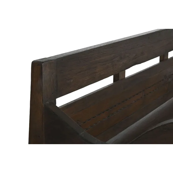 Скамья Home ESPRIT Темно-коричневый древесина тика 196 x 68 x 82 cm