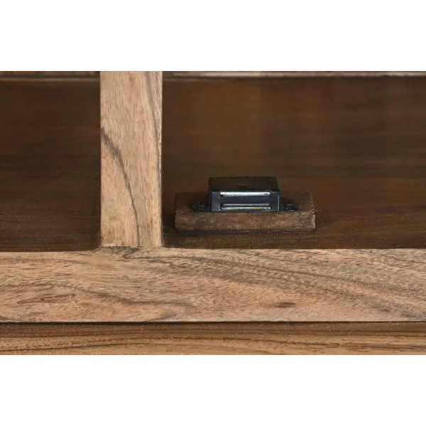 Rhythm stendas Home ESPRIT Ruda Stiklas Akacija 140 x 45 x 180 cm