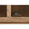 Дисплей-стенд Home ESPRIT Коричневый Стеклянный древесина акации 140 x 45 x 180 cm