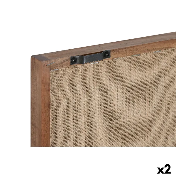 Maalaus Home ESPRIT Puuvilla Akaasia 60 x 3 x 75 cm