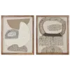 Картина Home ESPRIT Хлопок древесина акации 50 x 3 x 60 cm