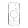 Speck Presidio Perfect-Clear MagSafe - iPhone 16 Case (Clear / Chrome Finish / Serene Silver)