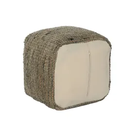 Footrest Home ESPRIT Turquoise 45 x 45 x 45 cm