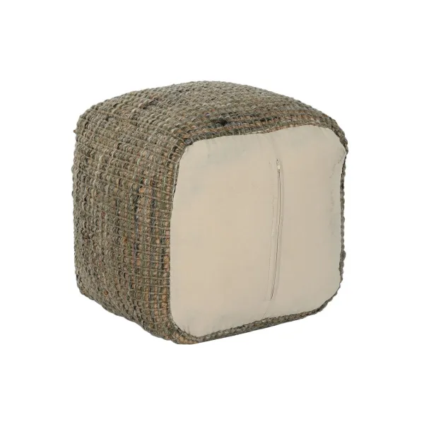 Footrest Home ESPRIT Turquoise 45 x 45 x 45 cm