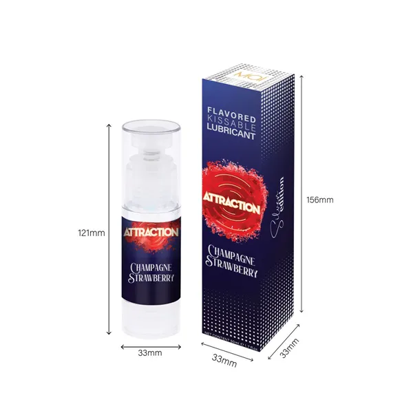 Lubricant Attraction Strawberry Champagne