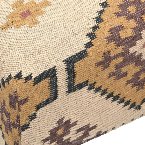Jalkatuki Home ESPRIT Beige Sinappi 80 x 80 x 44 cm