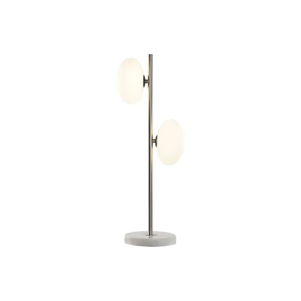 Pöytälamppu Home ESPRIT Kristalli Marmori 220 V 20 x 17 x 58 cm