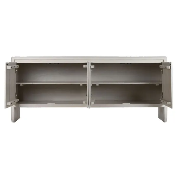 Sivupöytä Home ESPRIT Valkoinen Mangopuu 182 x 45 x 76 cm