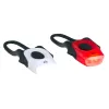 Dunlop - Set of Silicone Bicycle Lights Front and Rear LED