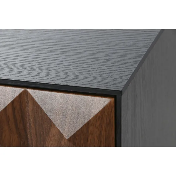 Устройство Home ESPRIT Коричневый Чёрный Деревянный MDF 188,4 X 42,1 X 80,6 cm