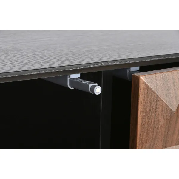 Bufete Home ESPRIT Brūns Melns Koks MDF 188,4 X 42,1 X 80,6 cm