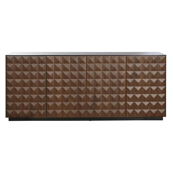 Устройство Home ESPRIT Коричневый Чёрный Деревянный MDF 188,4 X 42,1 X 80,6 cm