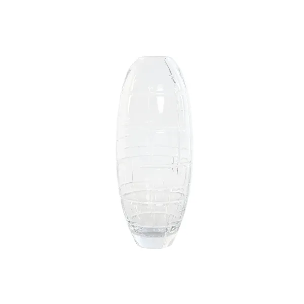 Maljakko Home ESPRIT Läpinäkyvä Kristalli Moderni 11,5 X 11,5 X 28 CM