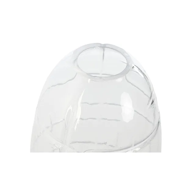 Maljakko Home ESPRIT Läpinäkyvä Kristalli Moderni 11,5 X 11,5 X 28 CM