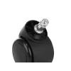 Office chair wheels - 5 pcs - black
