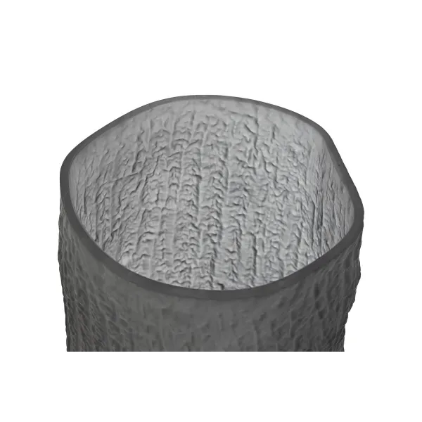 Vase Home ESPRIT Grey Crystal Modern 14 x 14 x 31,5 cm