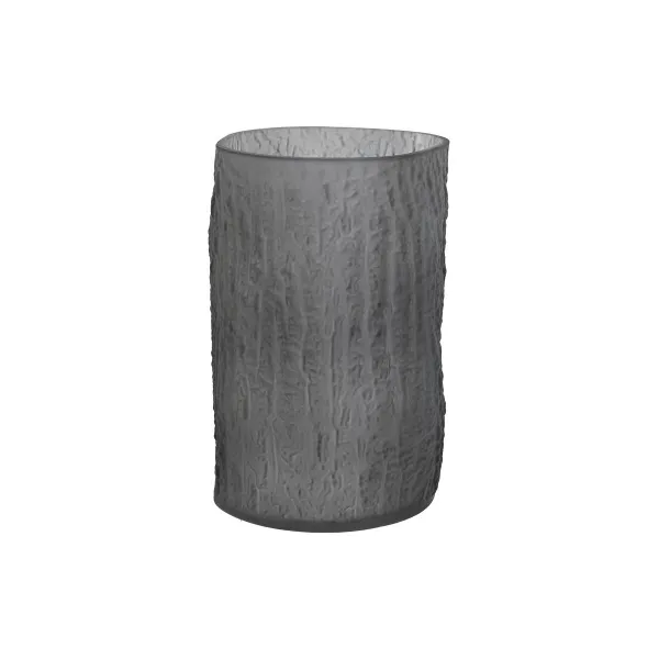 Vaza Home ESPRIT Pilka Stiklas Šiuolaikiškas 13 x 13 x 21 cm