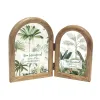 Photo frame Home ESPRIT Natural Crystal Mango wood Tropical (2 Units)