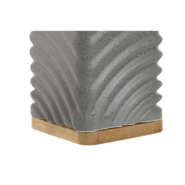 Держатель для зубной щетки Home ESPRIT Серый Кремовый Бамбук Dolomite 7 x 7 x 12 cm (2 штук)