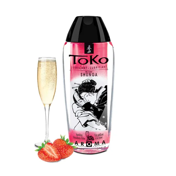 Toko Lubricant Strawberry & Champagne Shunga 8407400 (165 ml)