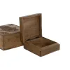 Korurasia Home ESPRIT Luonnollinen Mangopuu 18 x 18 x 9 cm (2 Kappaletta)