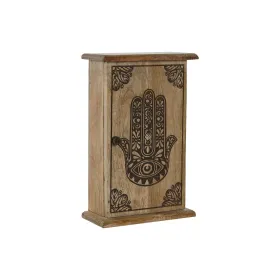 Atslēgu skapis Home ESPRIT Dabisks 18 x 7,5 x 28 cm