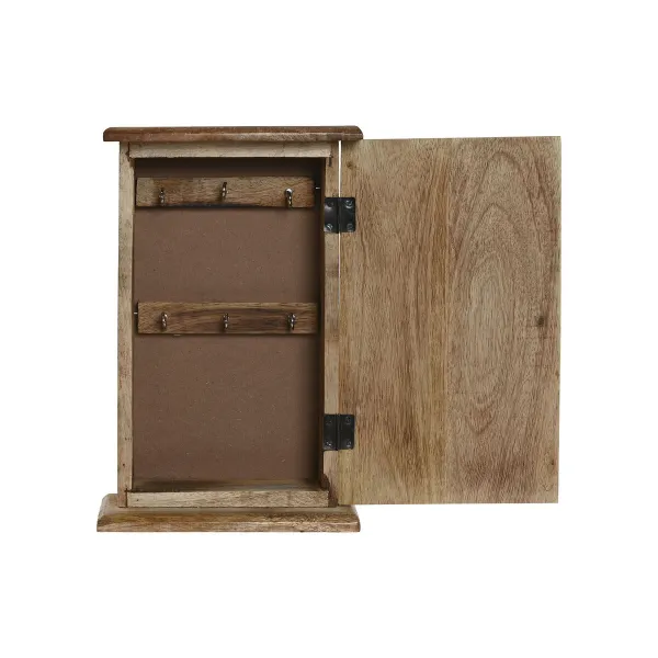 Шкаф для ключей Home ESPRIT Натуральный 18 x 7,5 x 28 cm