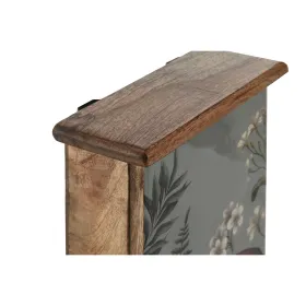Atslēgu skapis Home ESPRIT Dabisks 18 x 7,5 x 28 cm