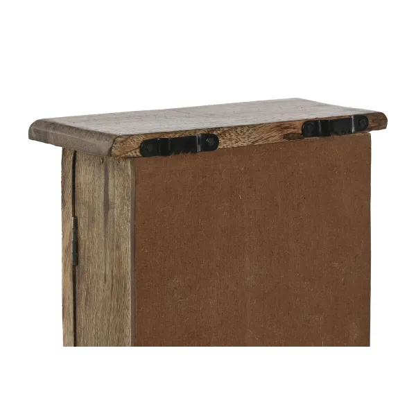 Atslēgu skapis Home ESPRIT Dabisks 18 x 7,5 x 28 cm