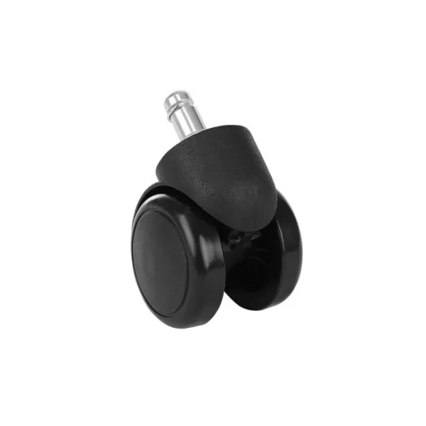 Office chair wheels - 5 pcs - black