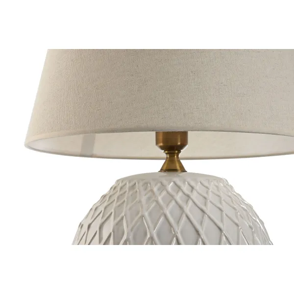 Galda lampa Home ESPRIT Balts 50 W 220 V