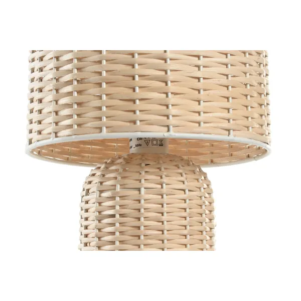 Galda lampa Home ESPRIT Bēšs