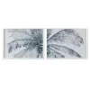 Paveikslas Home ESPRIT Stiklas Eglė 80 x 2 x 60 cm