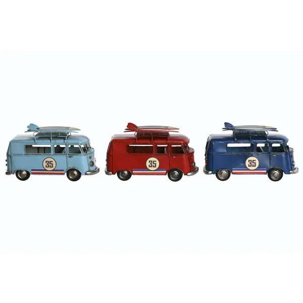Декоративная фигура Home ESPRIT Красный Небесный синий Тёмно Синий 27 x 10 x 16 cm (3 штук)