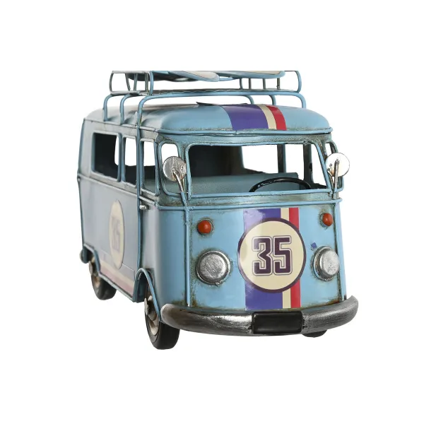Decorative Figure Home ESPRIT Red Sky blue Navy Blue 27 x 10 x 16 cm (3 Units)