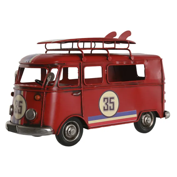 Decorative Figure Home ESPRIT Red Sky blue Navy Blue 27 x 10 x 16 cm (3 Units)