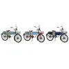 Decorative Figure Home ESPRIT Blue Red Navy Blue 30 x 13 x 22 cm (3 Units)