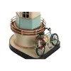 Koristehahmo Home ESPRIT Sininen Punainen Kerma Taivaansininen 13 x 13 x 32 cm (3 osaa)