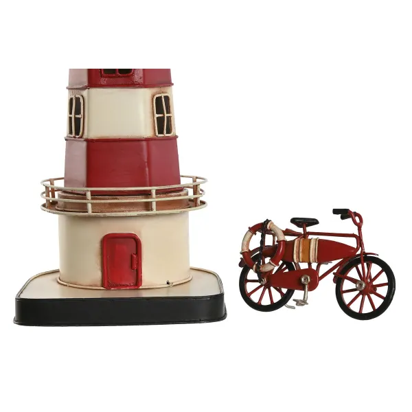 Dekoratīvās figūriņas Home ESPRIT Zils Sarkans Krēmkrāsa Debesu zils 13 x 13 x 32 cm (3 gb.)