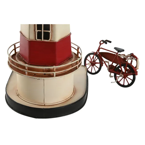 Decorative Figure Home ESPRIT Blue Red Cream Sky blue 13 x 13 x 32 cm (3 Units)