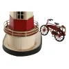 Dekoratīvās figūriņas Home ESPRIT Zils Sarkans Krēmkrāsa Debesu zils 13 x 13 x 32 cm (3 gb.)