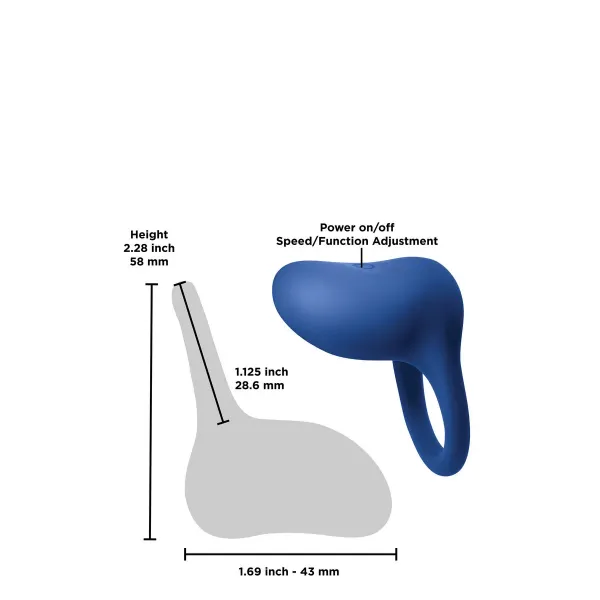 Peeniserõngas NS Novelties Inya Blue