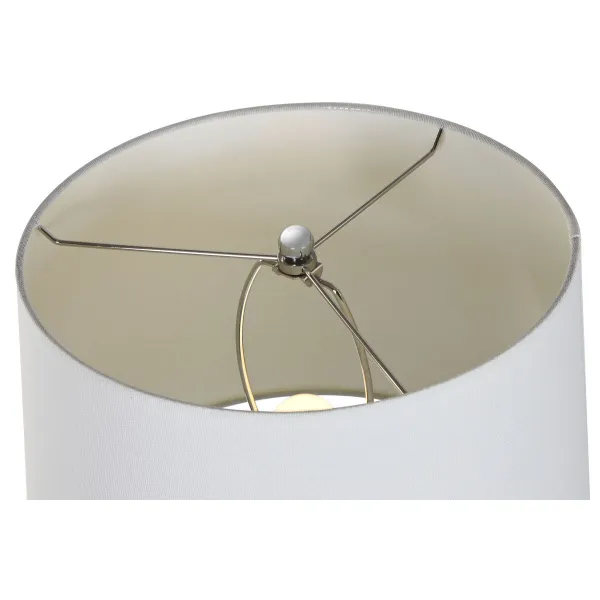 Lubinis šviestuvas Home ESPRIT Balta Sidabras 50 W 220 V 35 x 35 x 150 cm (3 Dalys)