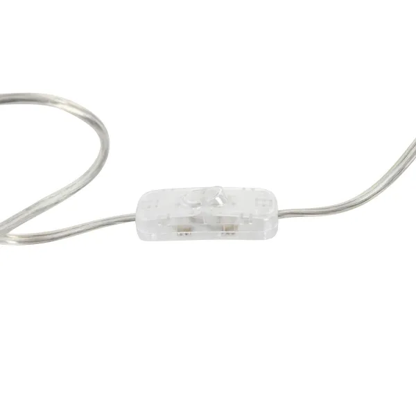 Floor Lamp Home ESPRIT White Silver 50 W 220 V 35 x 35 x 150 cm (3 Pieces)